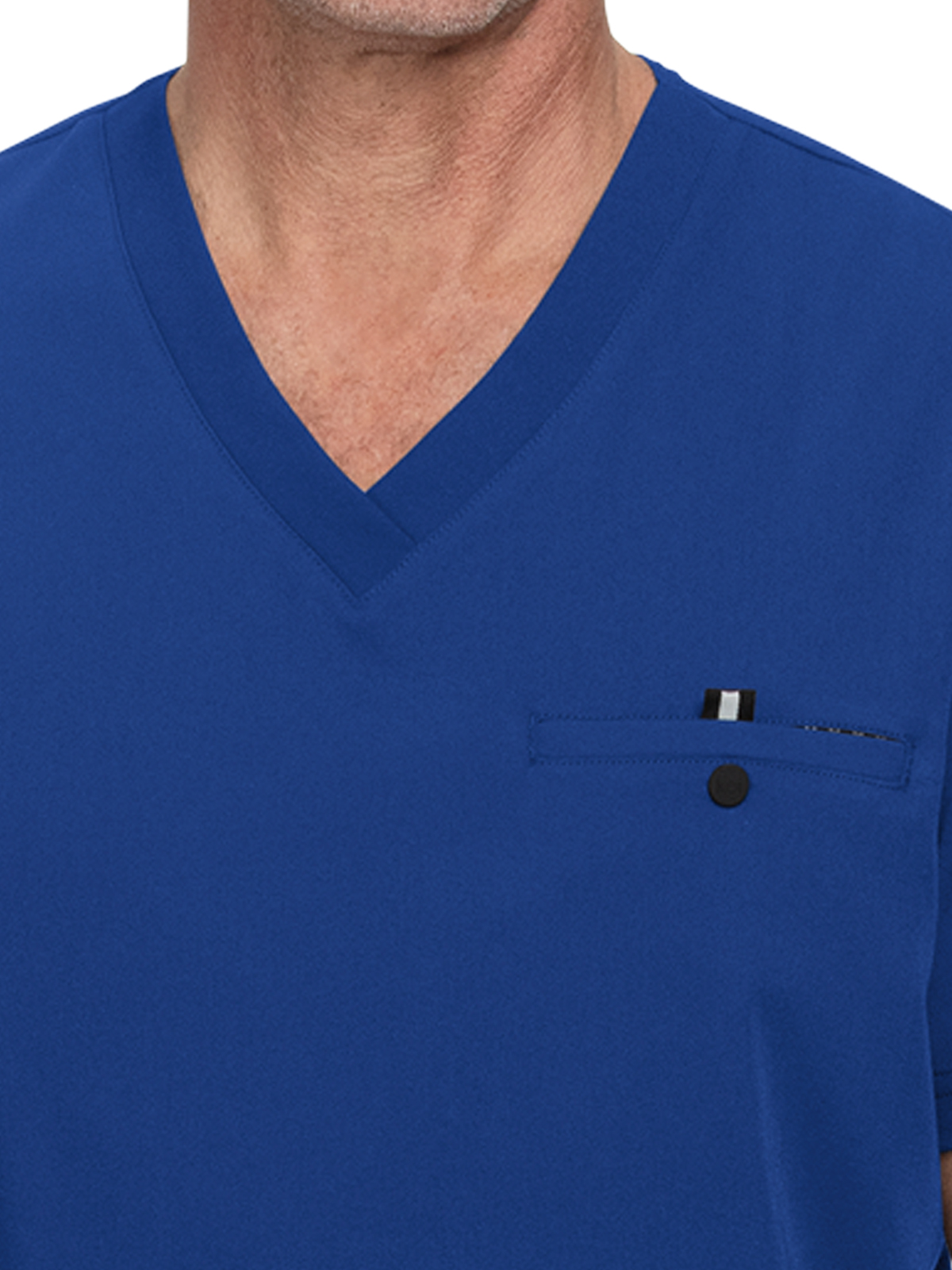koi - Next Gen - Men's One-Pocket V-Neck Tuck-In On Call Top 19