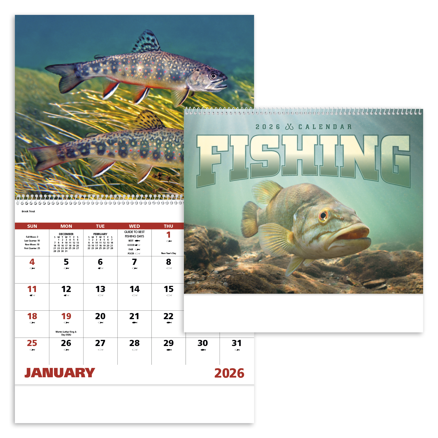 Good Value™ Fishing - Spiral Calendar 43