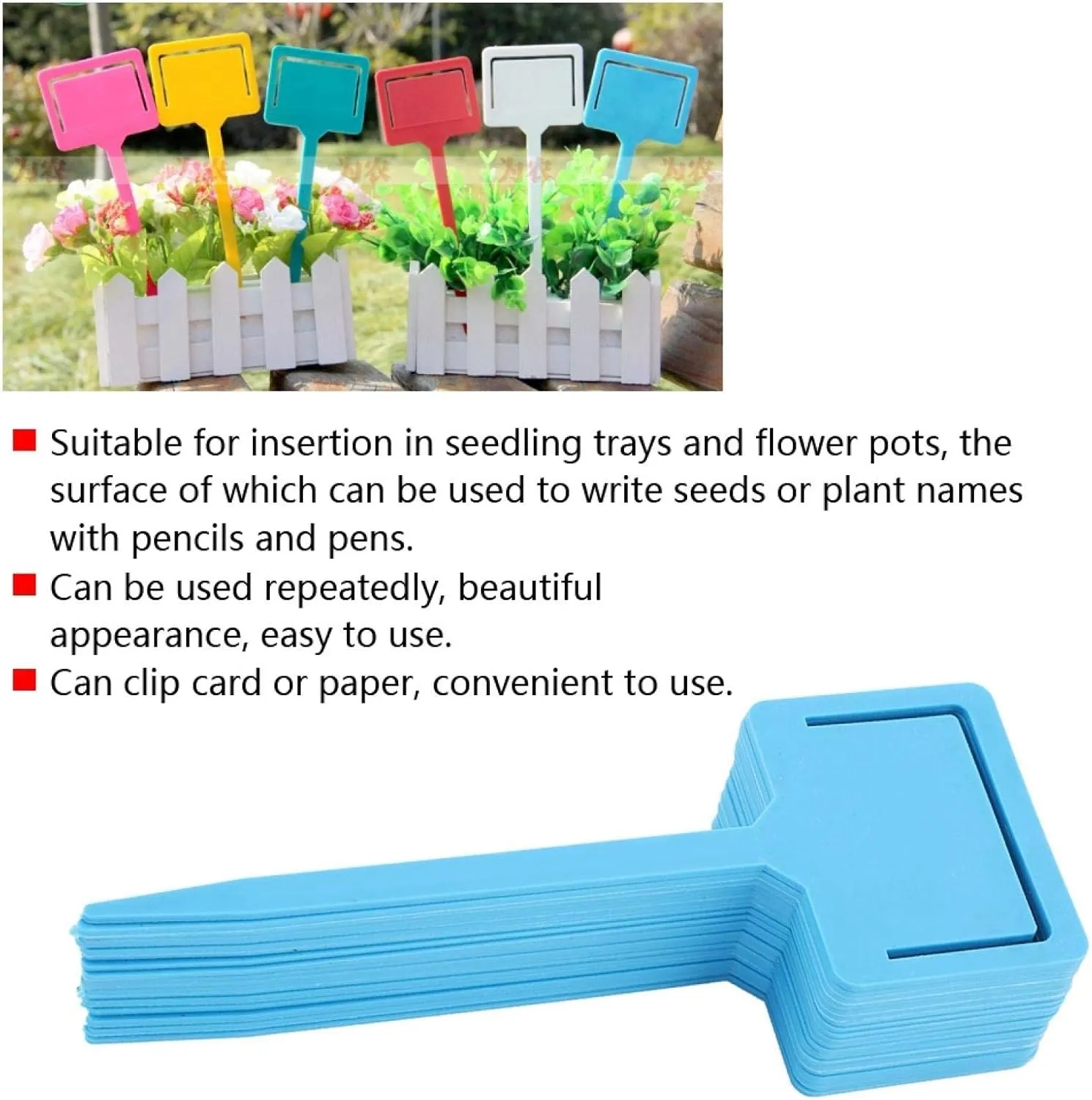Plant & Herb T Shaped Plastic Label Tags 5
