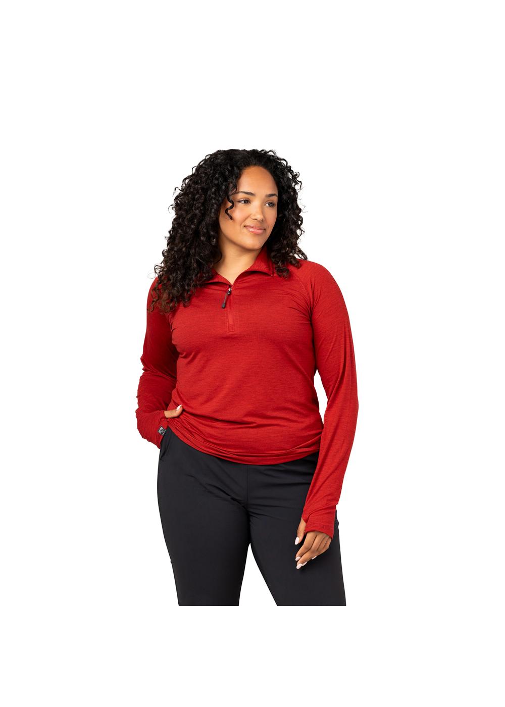 Storm Creek Women's Pacesetter Super Soft Lightweight Quarter Zip 164