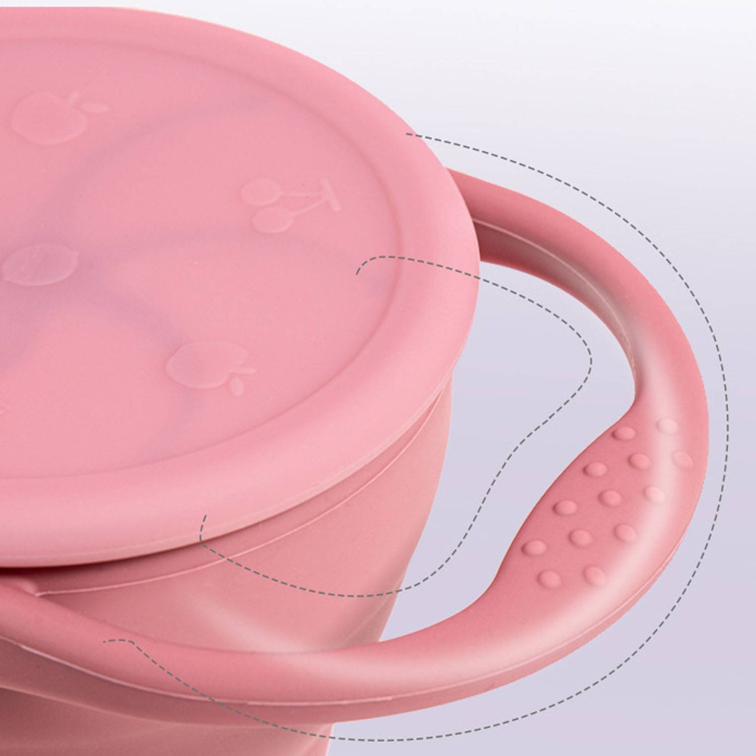 Portable Collapsible Silicone Snack Container for Toddlers 9