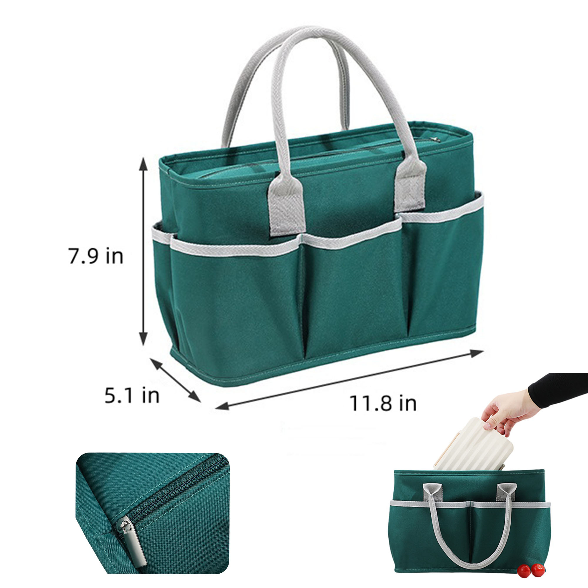 Zip Insulated Cooler Lunch Bags 2