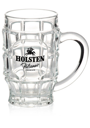 17.75 oz. Dimpled Glass Beer Mugs 5
