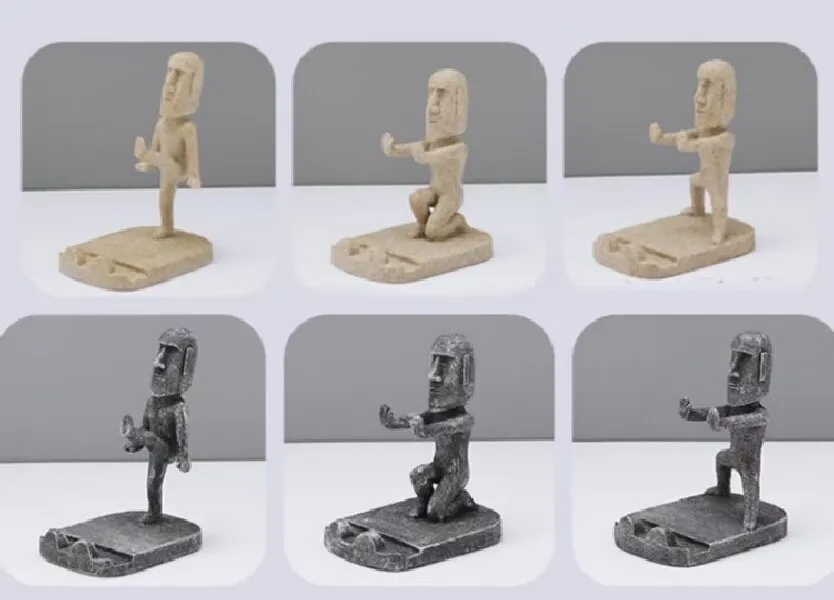 Kung Fu moai Easter Island phone stand 6