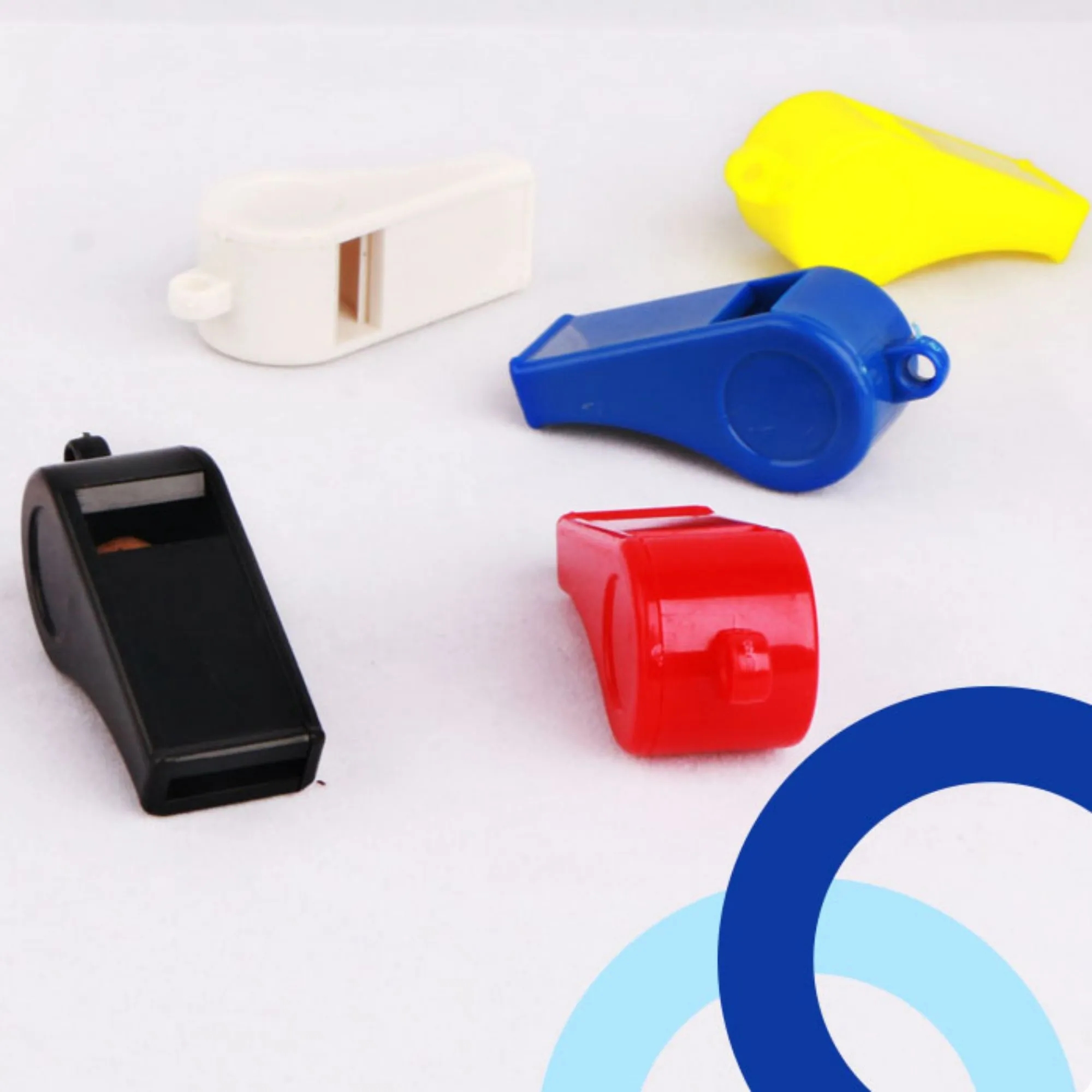 Custom ABS Whistle with Lanyard 3