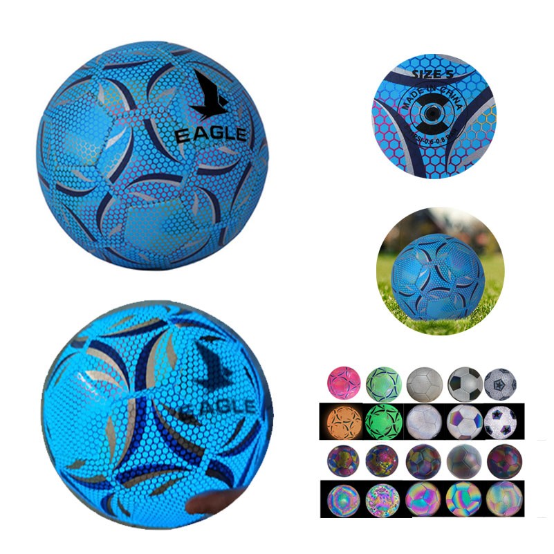 Fluorescent Football Glow In The Dark Size 5 Soccer Ball 2