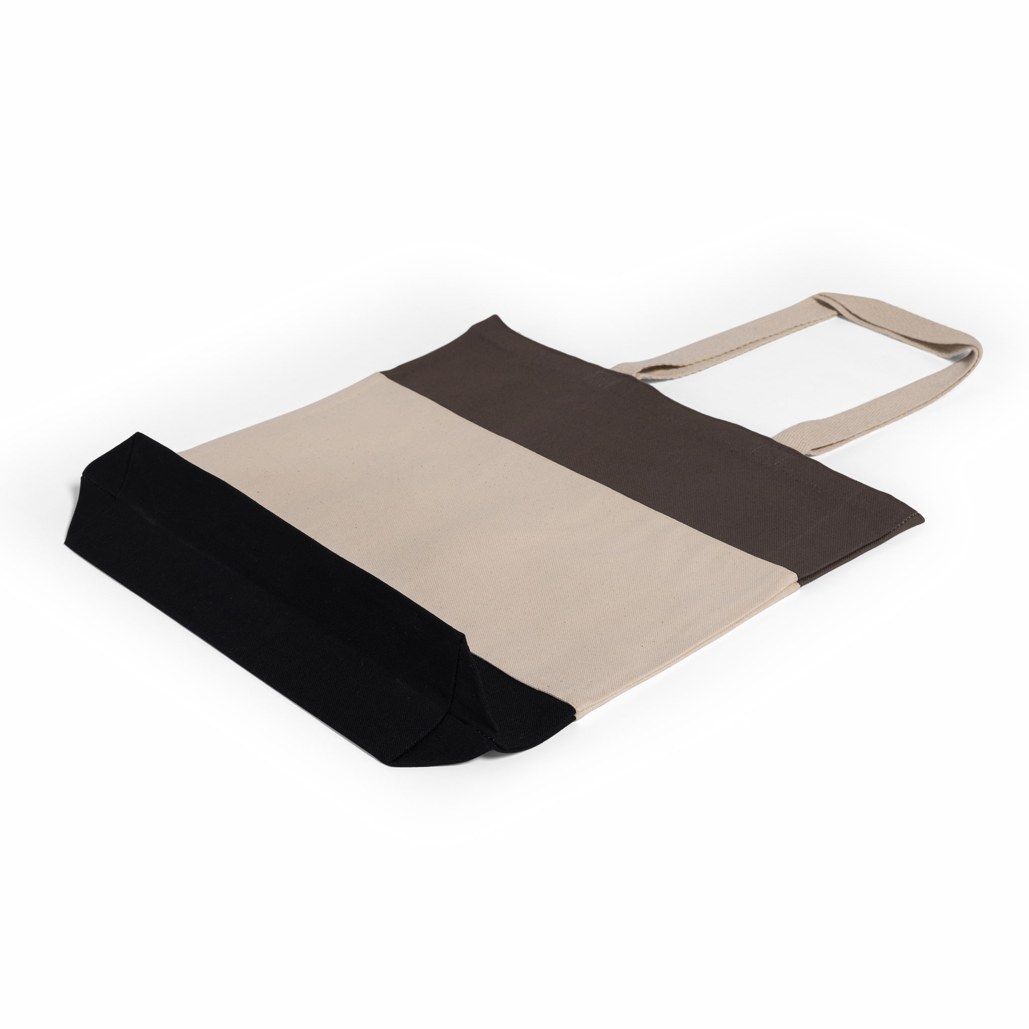 Tri-Color Canvas Tote Bag 14