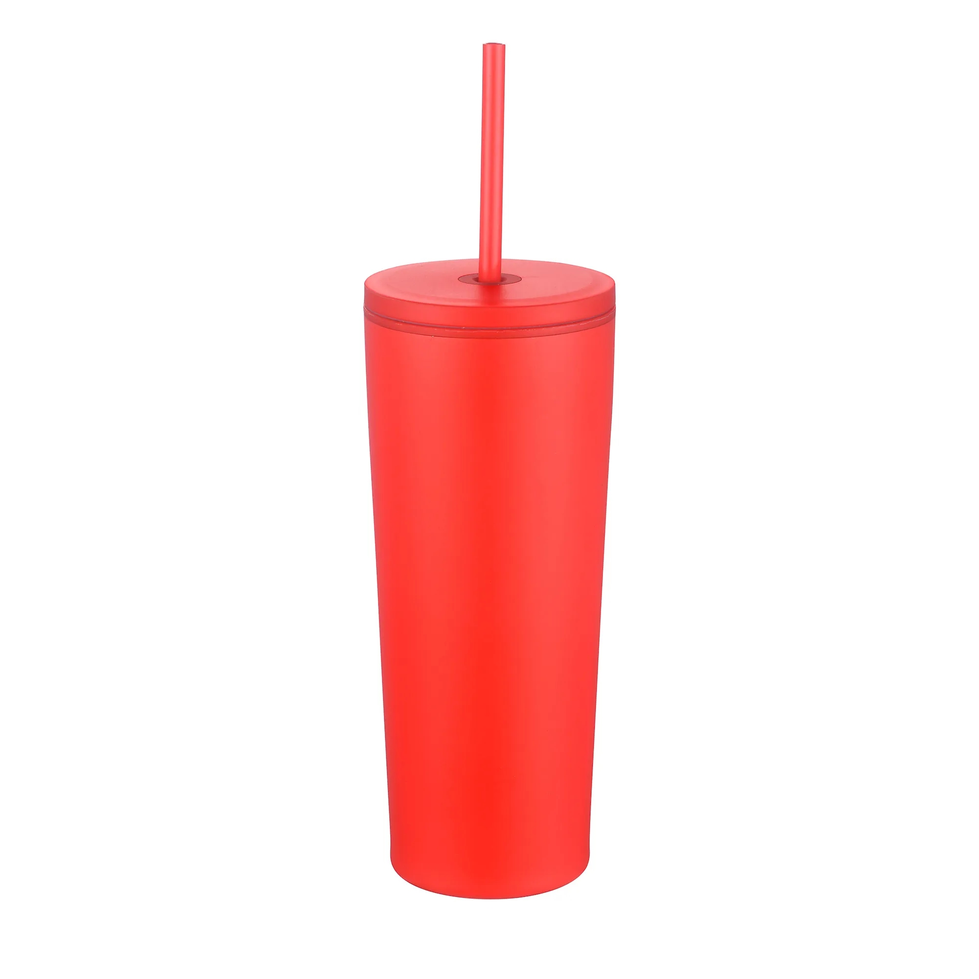 24oz. Double Wall SS / PP Mug with Straw 30