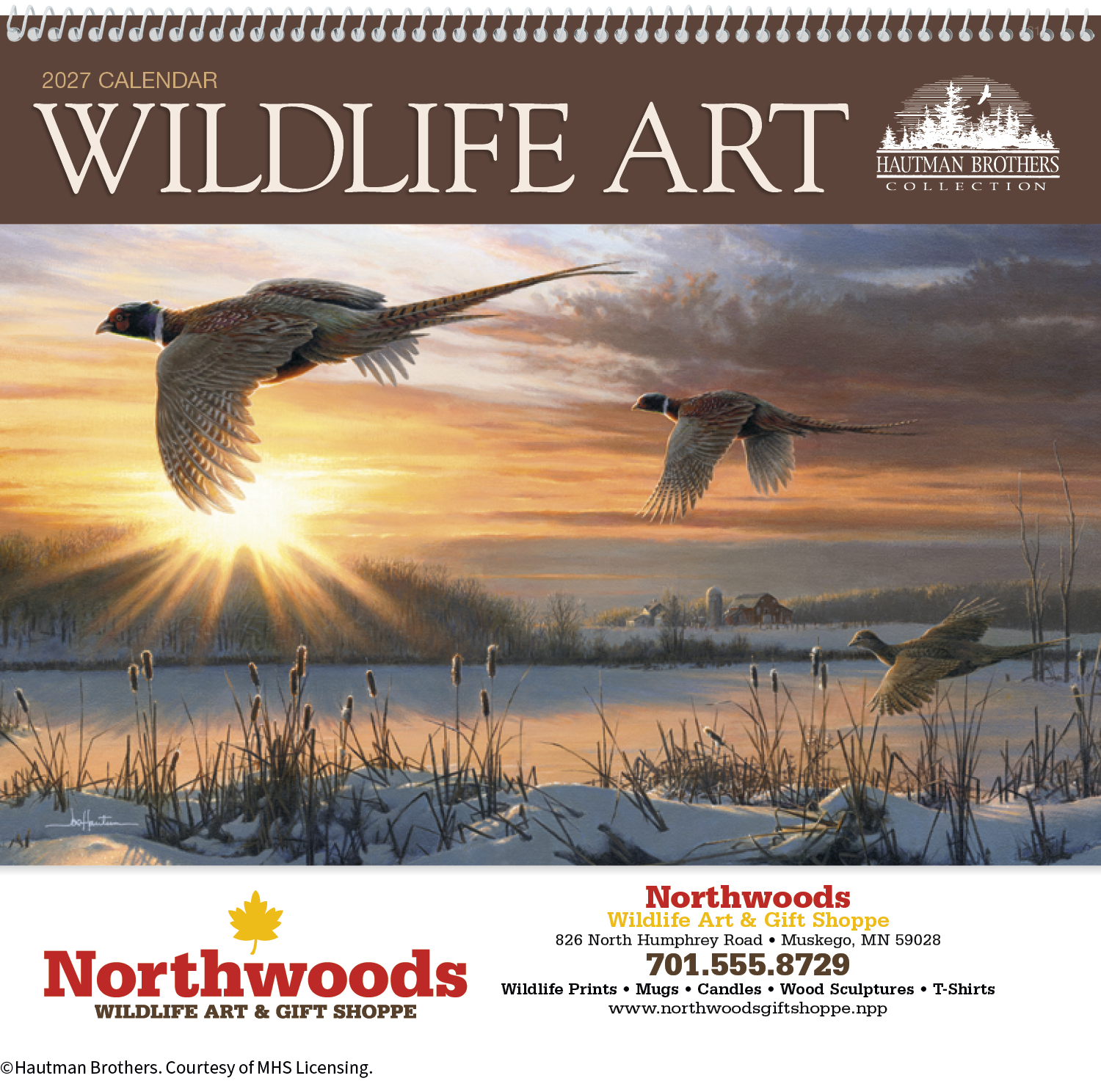 Triumph® Calendars Wildlife Art by the Hautman Brothers Calendar 30