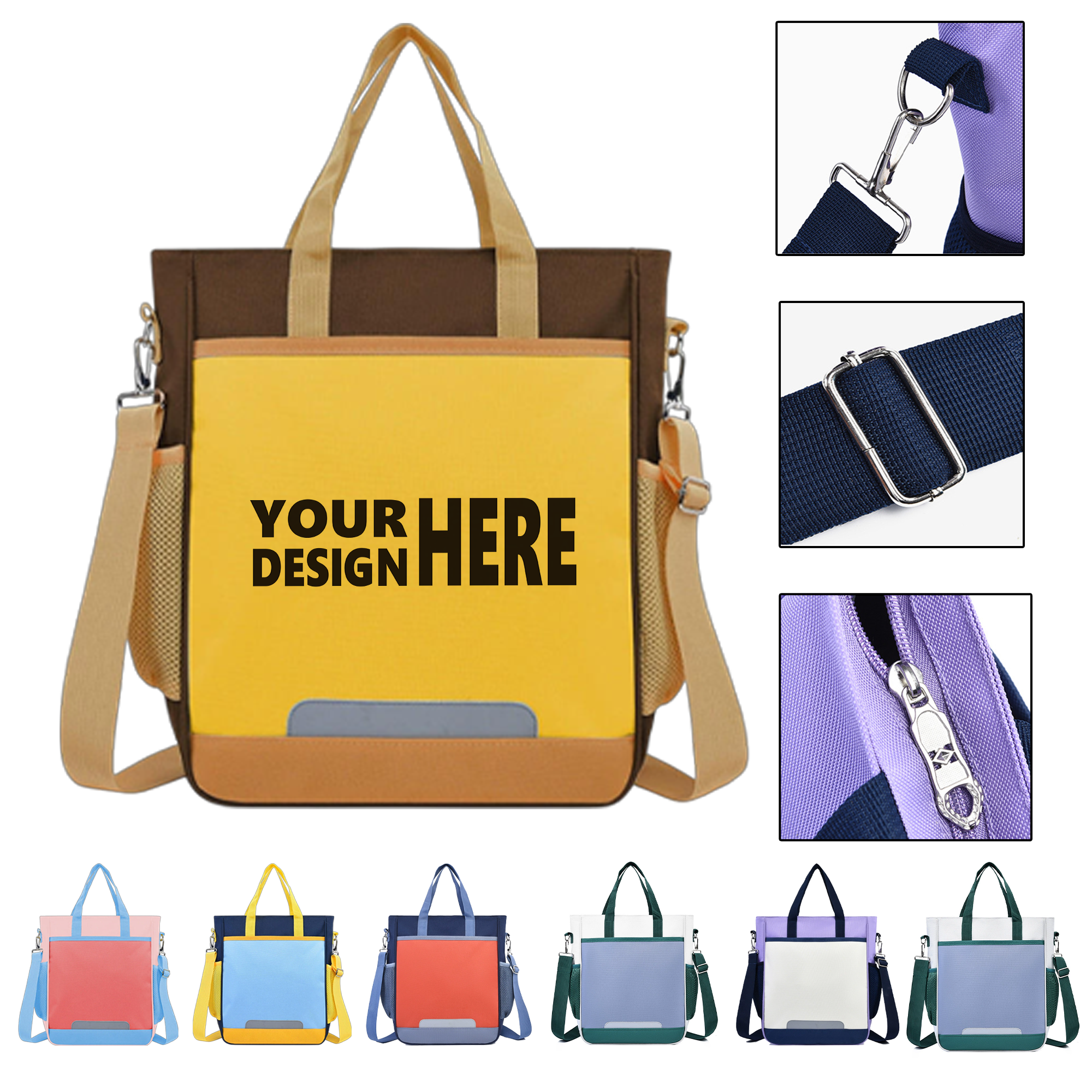 Crossbody Handheld Study Bag 8