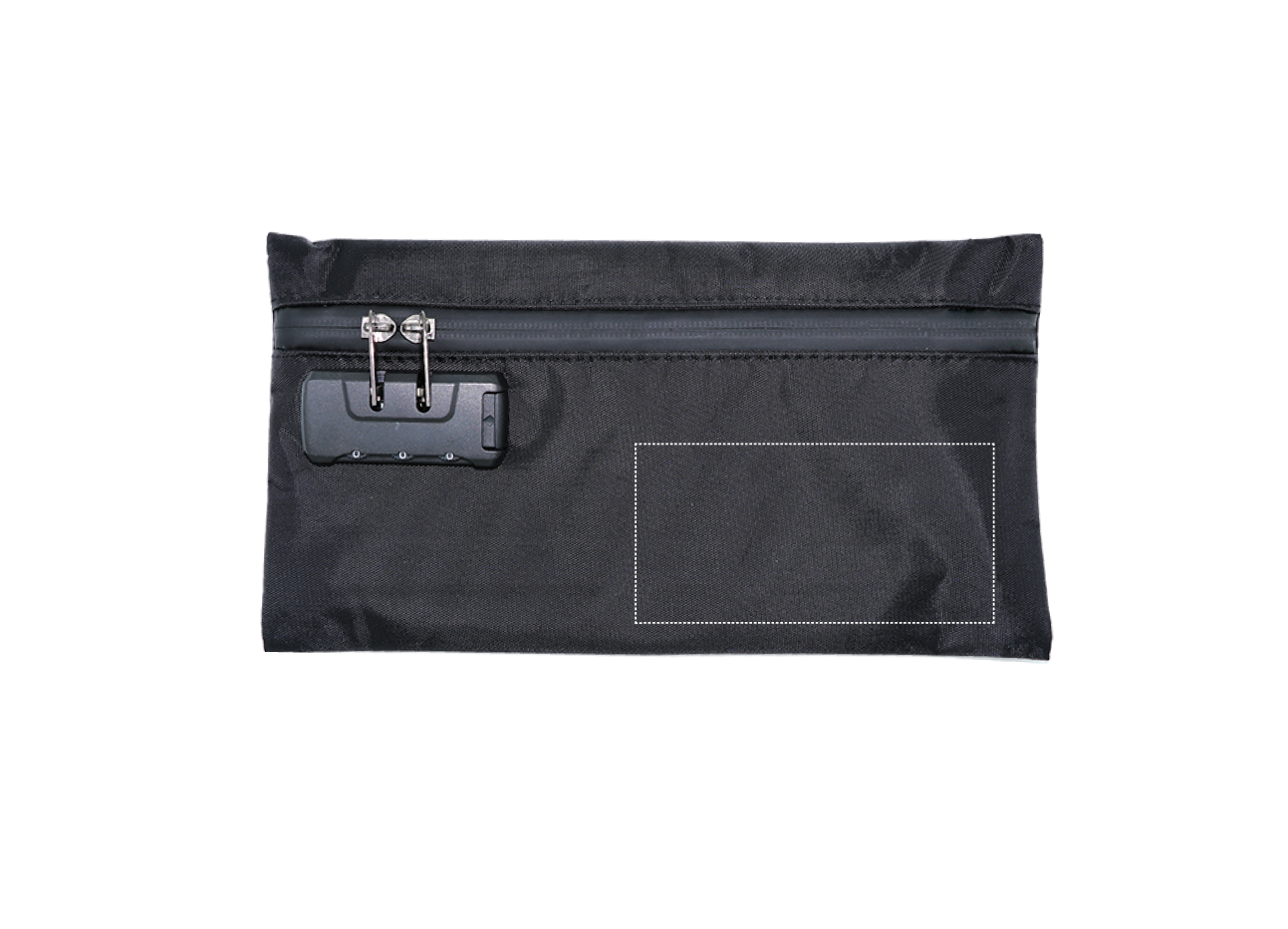Custom Carbon Smell Proof Stash Bag with Combination Lock 3