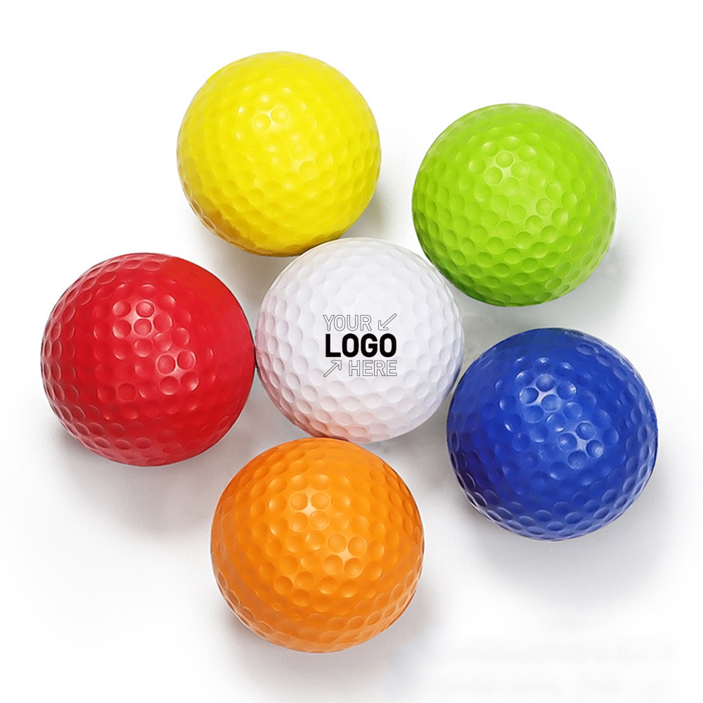 Colorful Golf Shaped Stress Relief Ball 3