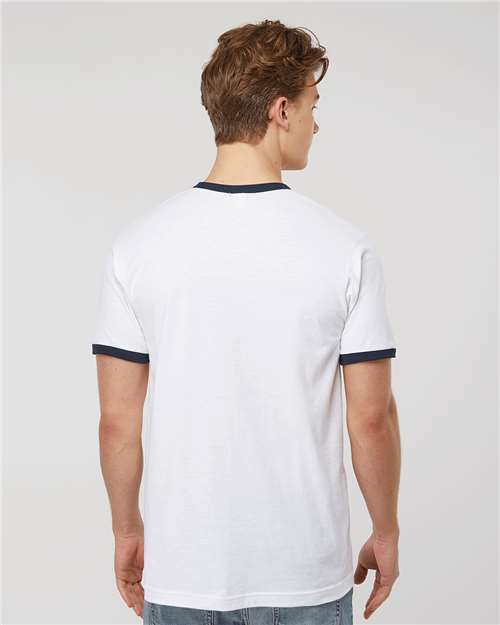 Unisex Fine Jersey Ringer T-Shirt - 246 61