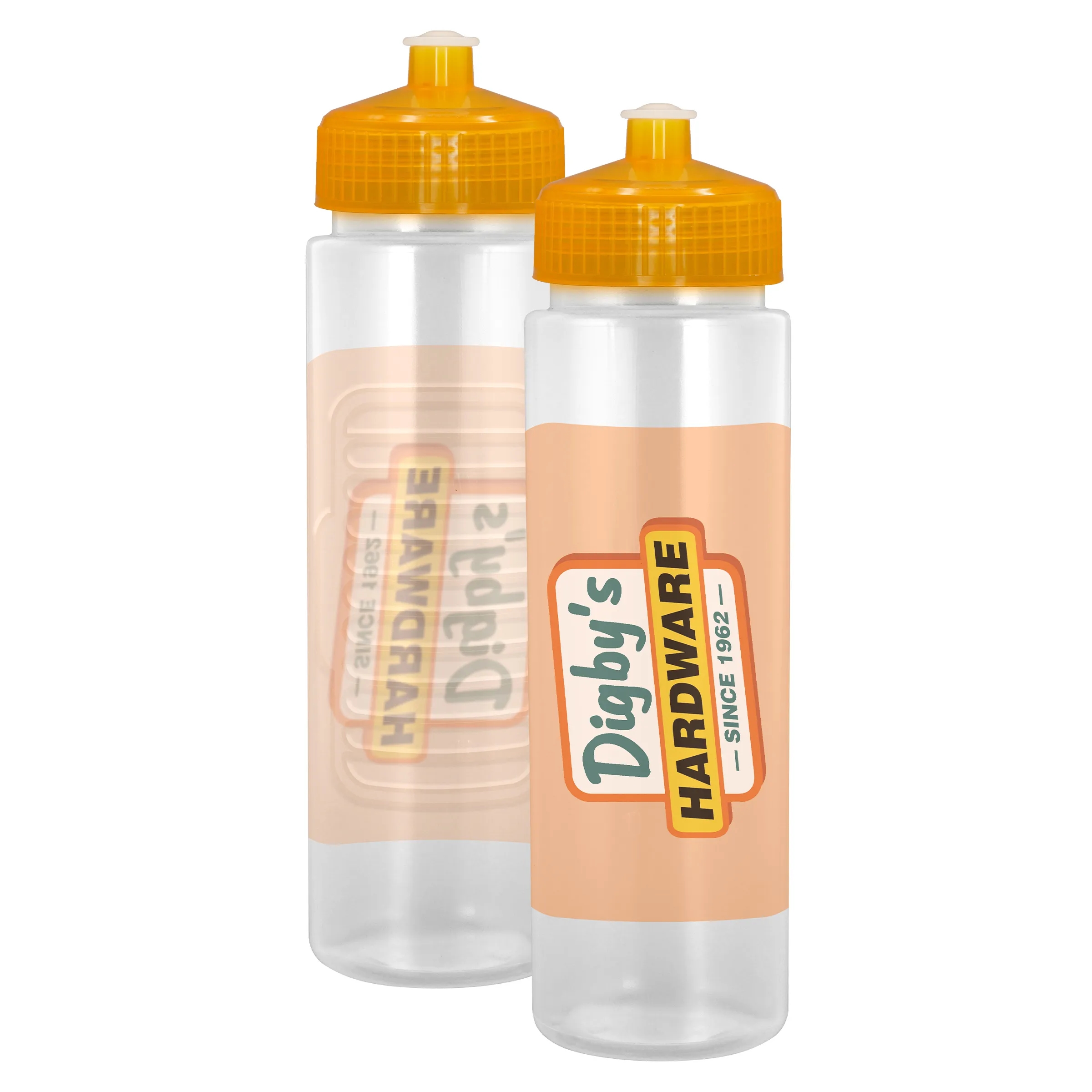 Sporty 24 oz. Full Color Debossed Bottle 18