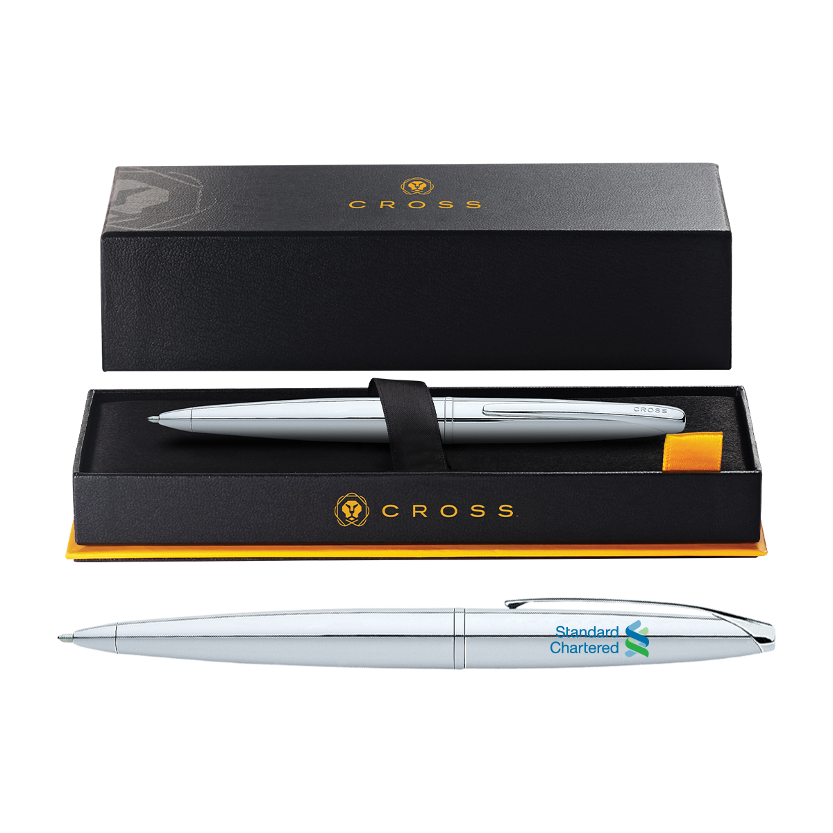 Cross® ATX Pure Chrome Ballpoint Pen 1