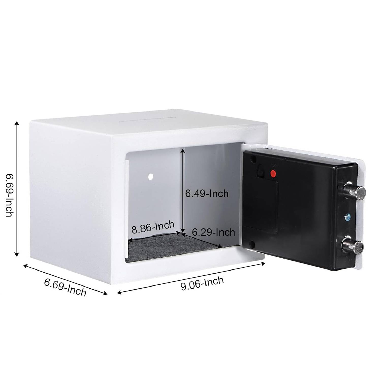Mini Fireproof Steel Electronic Safe Box 4