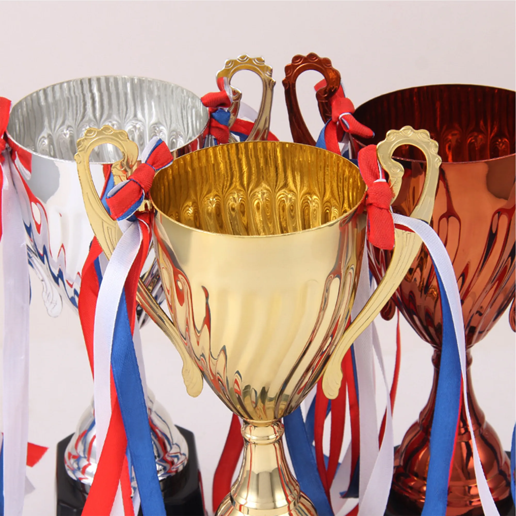 Metal Trophy Logo Customization For Competitions Business 3