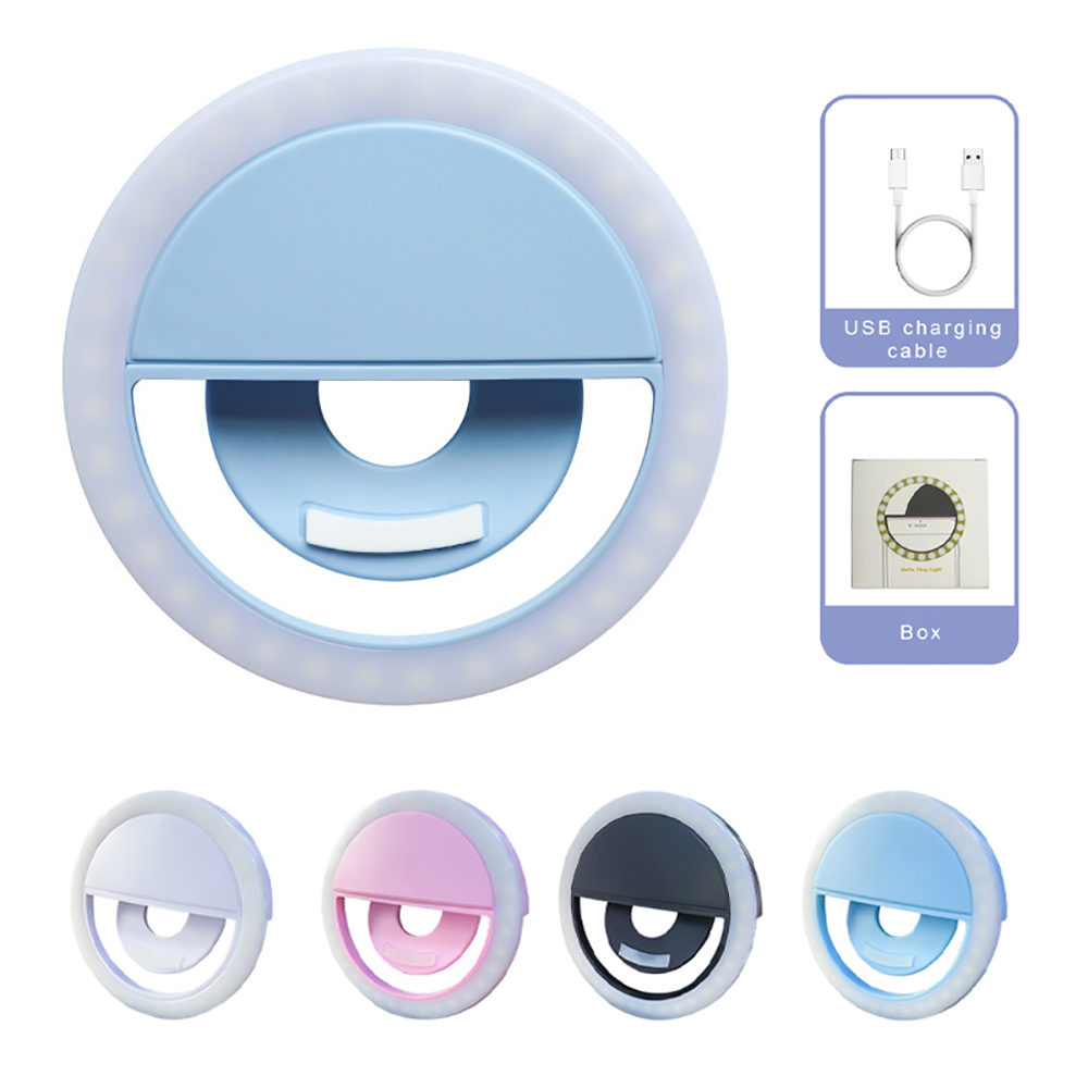 Phone Selfie LED Ring Fill Light Recharging 3