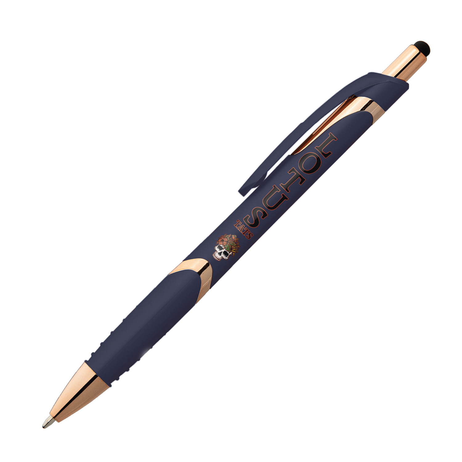 Gemini Softy Rose Gold Plastic Pen (Full Color Imprint) 3