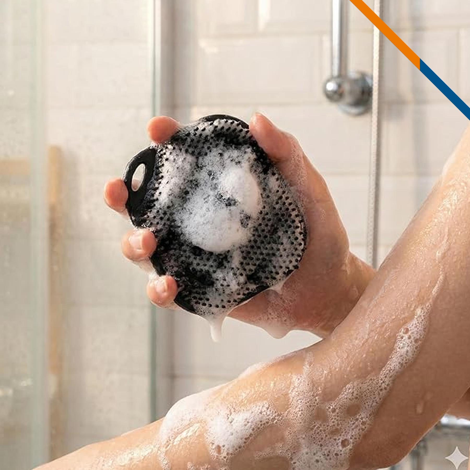 Smoofi Silicone Body Shower Brush 3