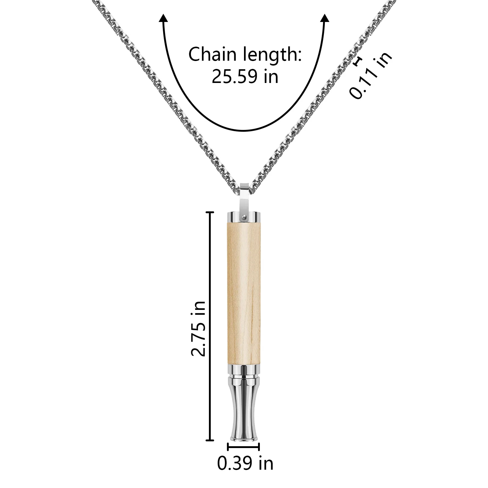 Stress Relief Essential Oil Breathing Necklace 2