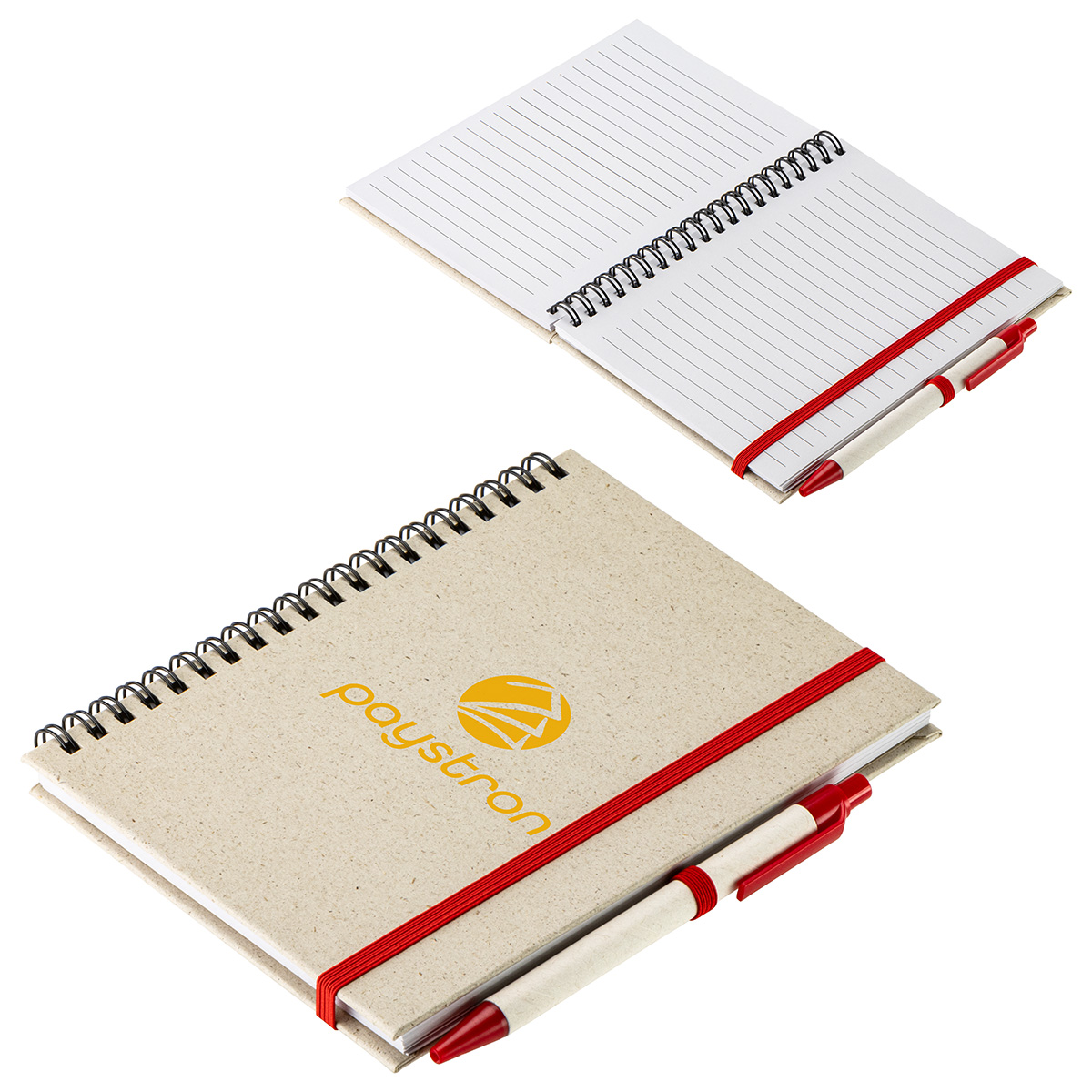Prairie Fragrant Grass Recycled Spiral Notebook with Pen 11