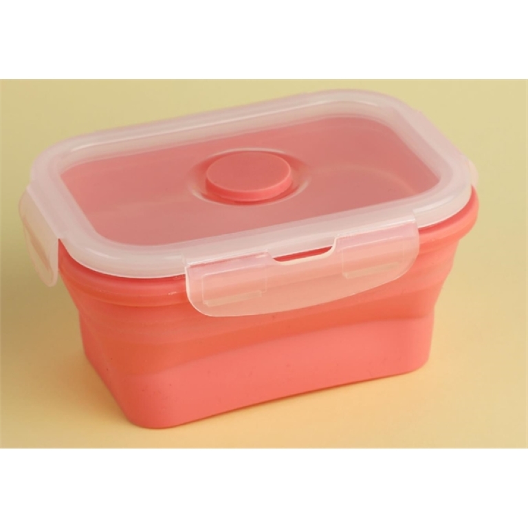 12OZ Silicone Foldable Collapisible Lunch Bento Box 11