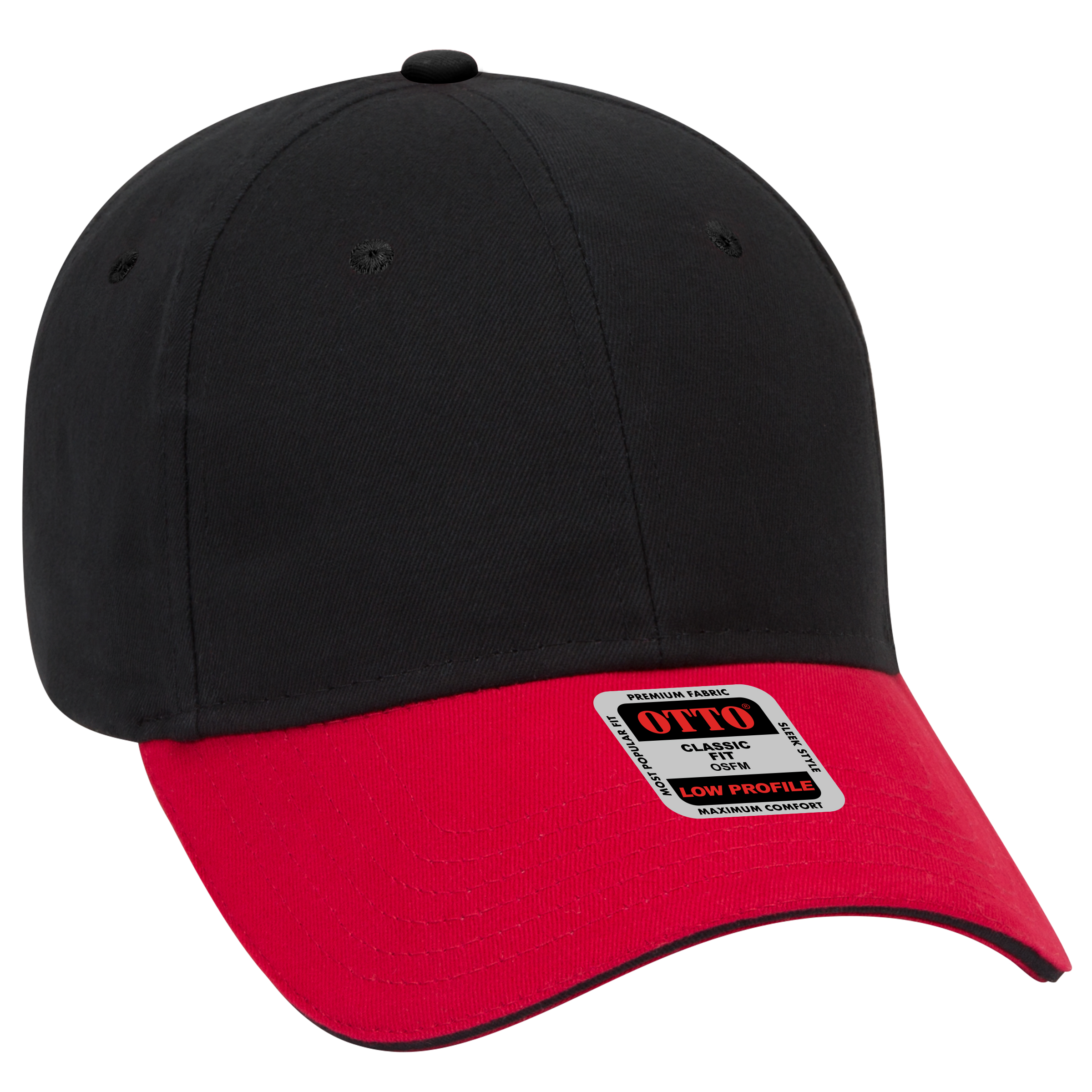 OTTO CAP® 6 Panel Low Profile Baseball Cap 70