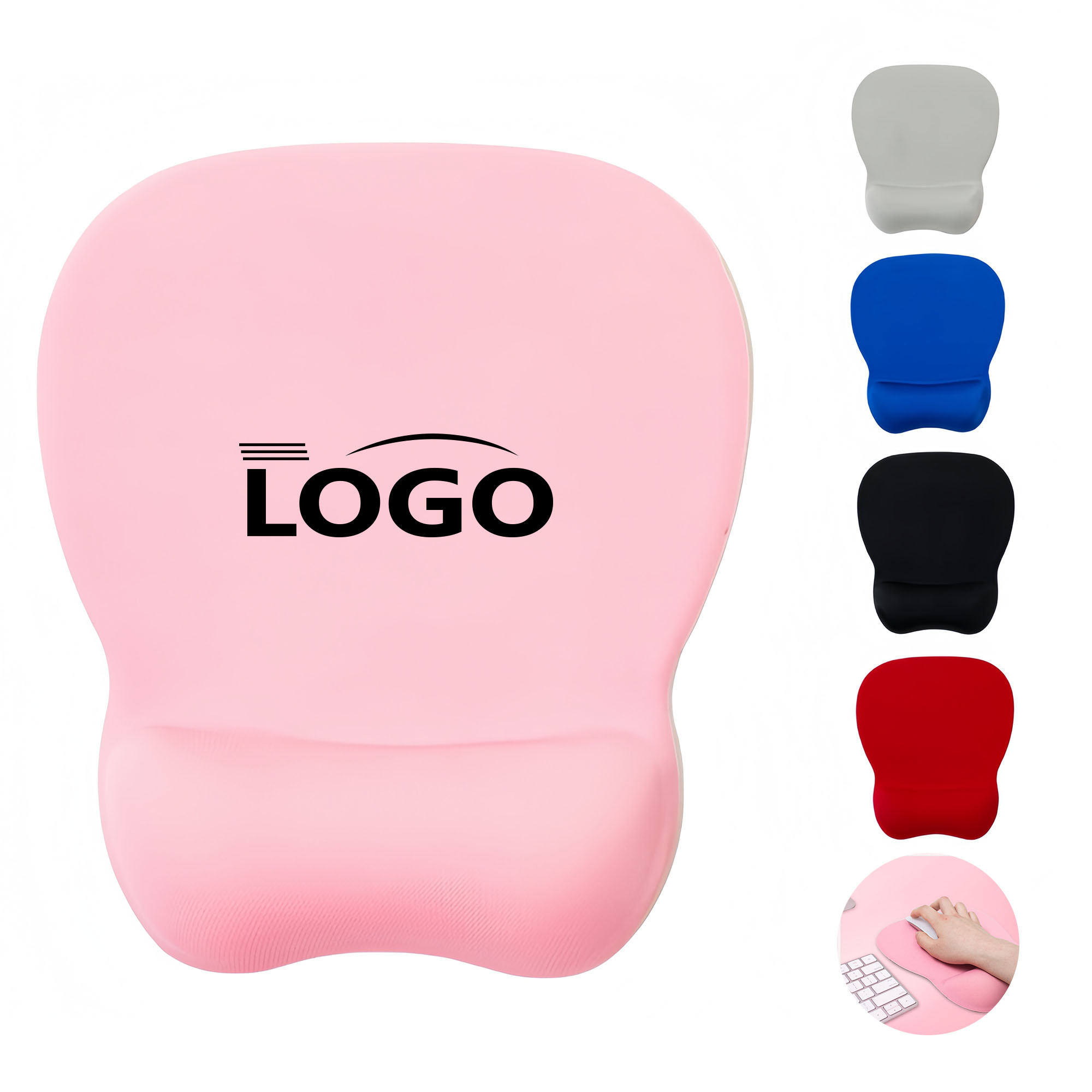 Memory Foam Ergonomic Mouse Pad with Wrist Rest 1
