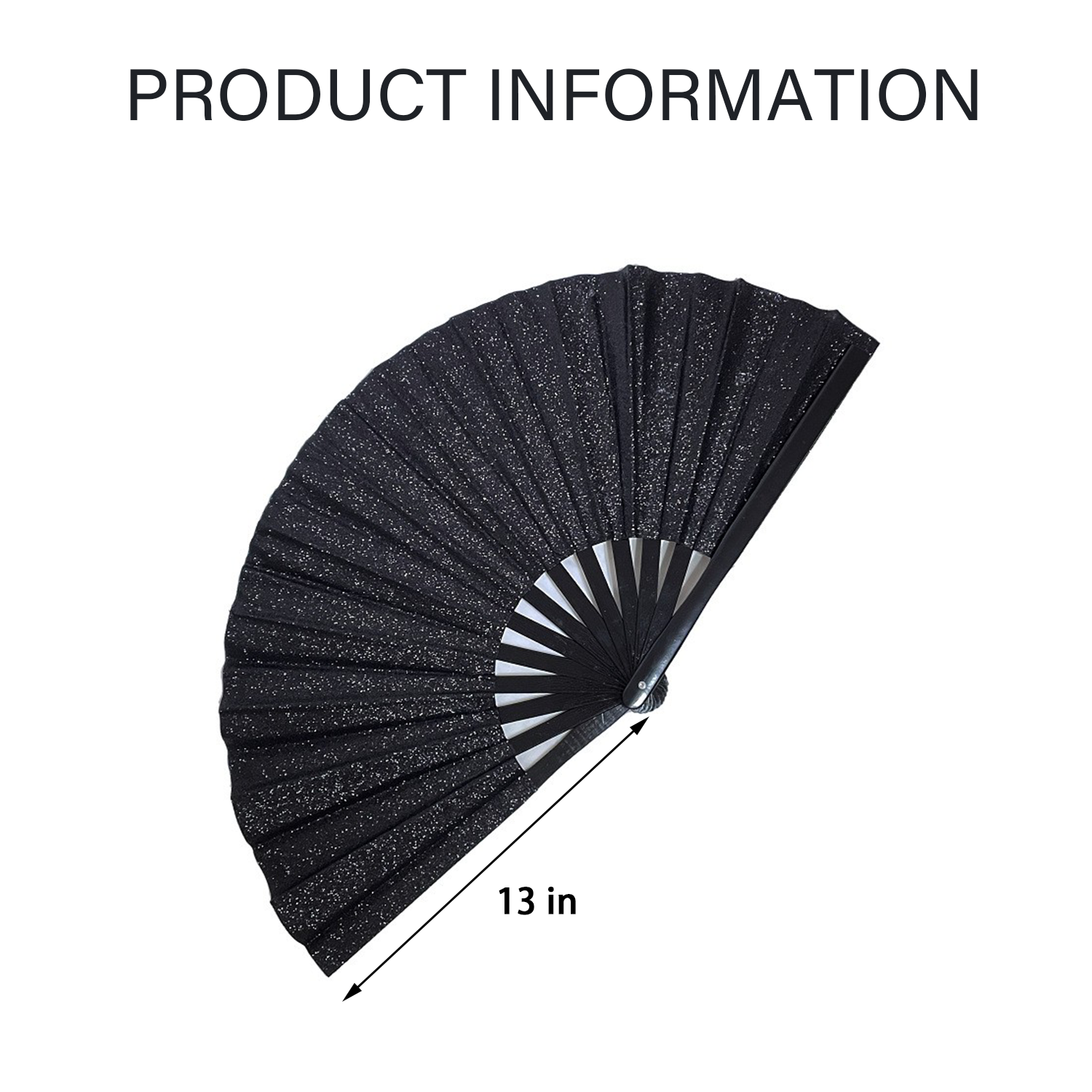 13 " Glitter Fan W/ Bag 6