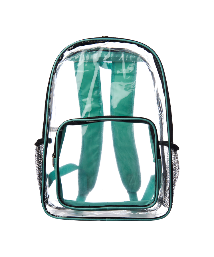 Union Printed - Pocket Clear Plastic Backpacks 3