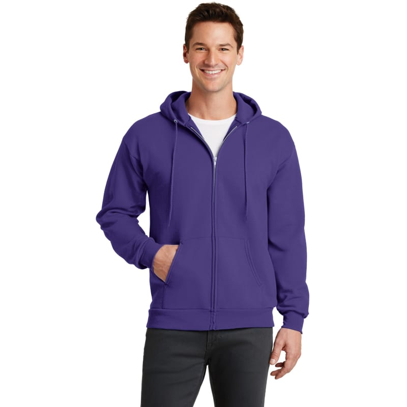 Port & Company - Core Fleece Full-Zip Hooded Sweatshirt., custom hoodie or sweatshirt with logo imprint 123