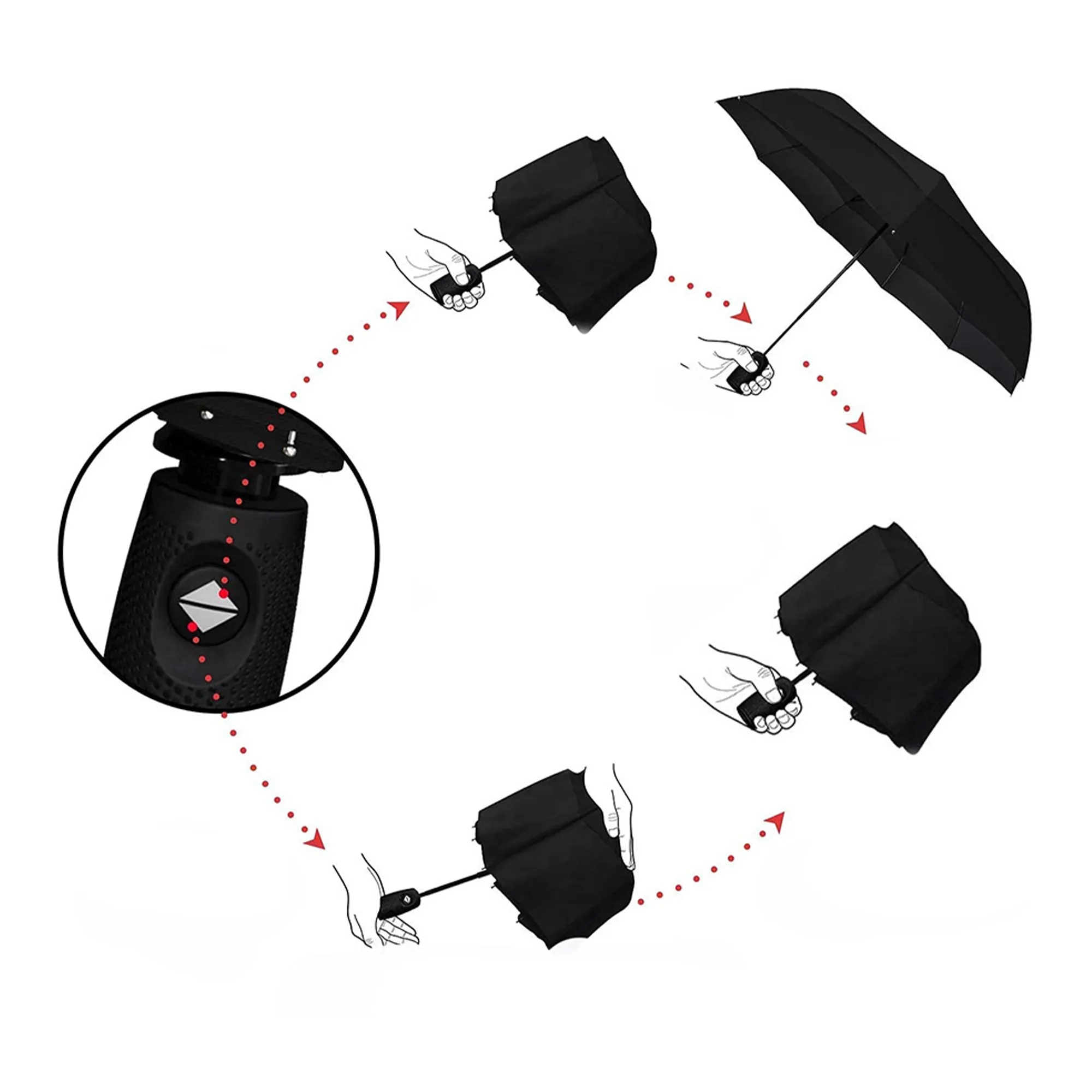 46" Fully Automatic Collapsible Umbrella 2