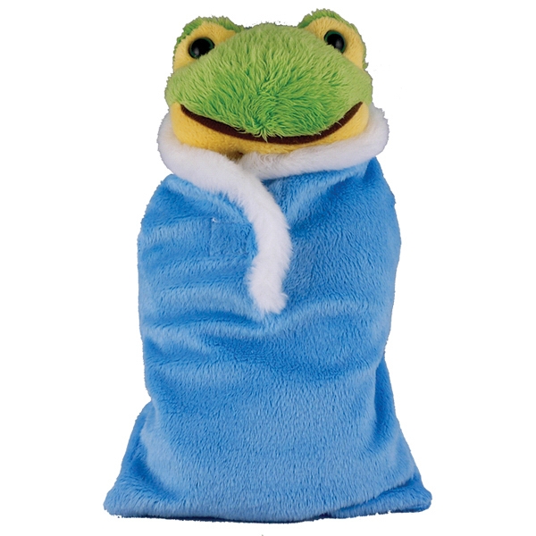 Soft Plush Frog in Baby Sleep Bag Stuffed Animal