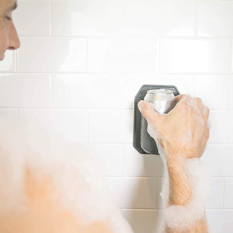 Portable Silicone Shower Beverage Holder for Beer Can 15
