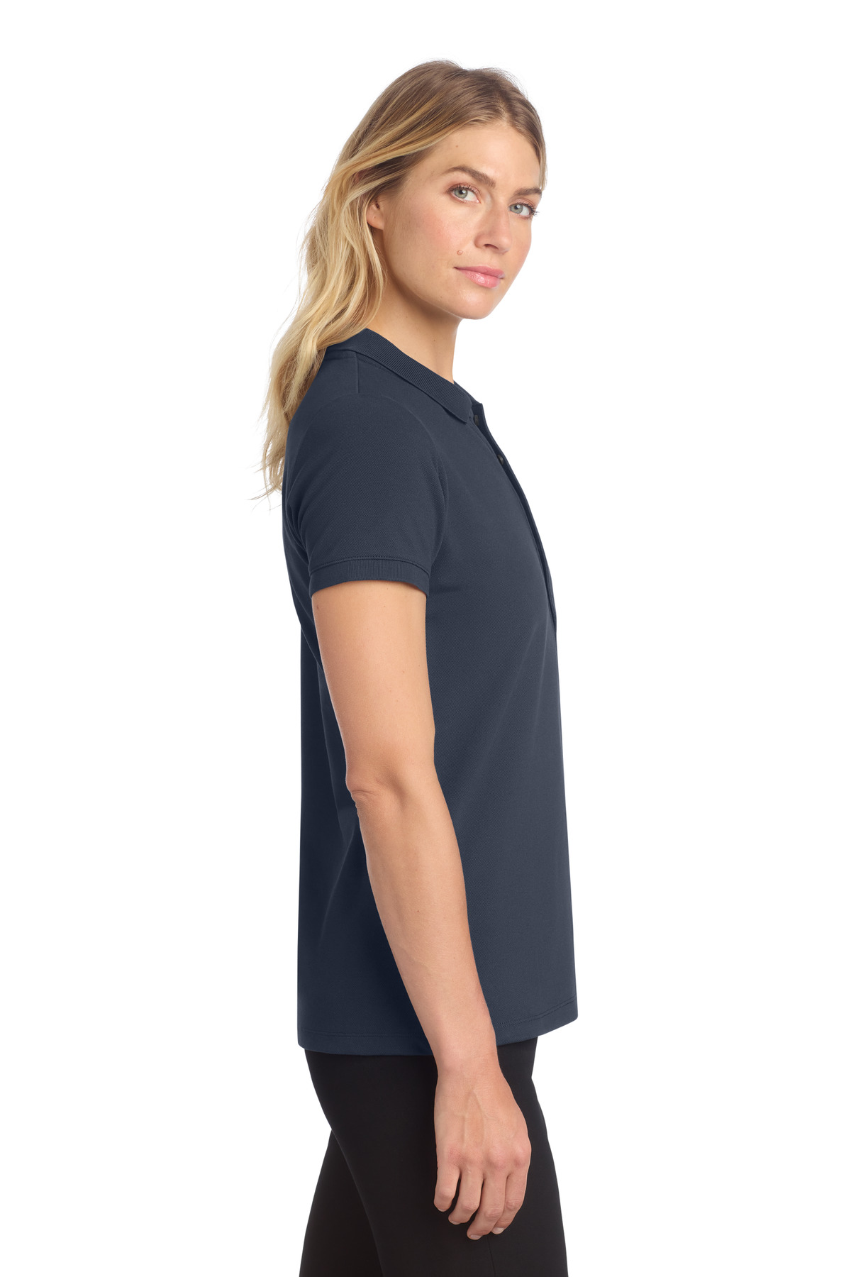 Mercer+Mettle Women's Stretch Heavyweight Pique Polo MM1001 63