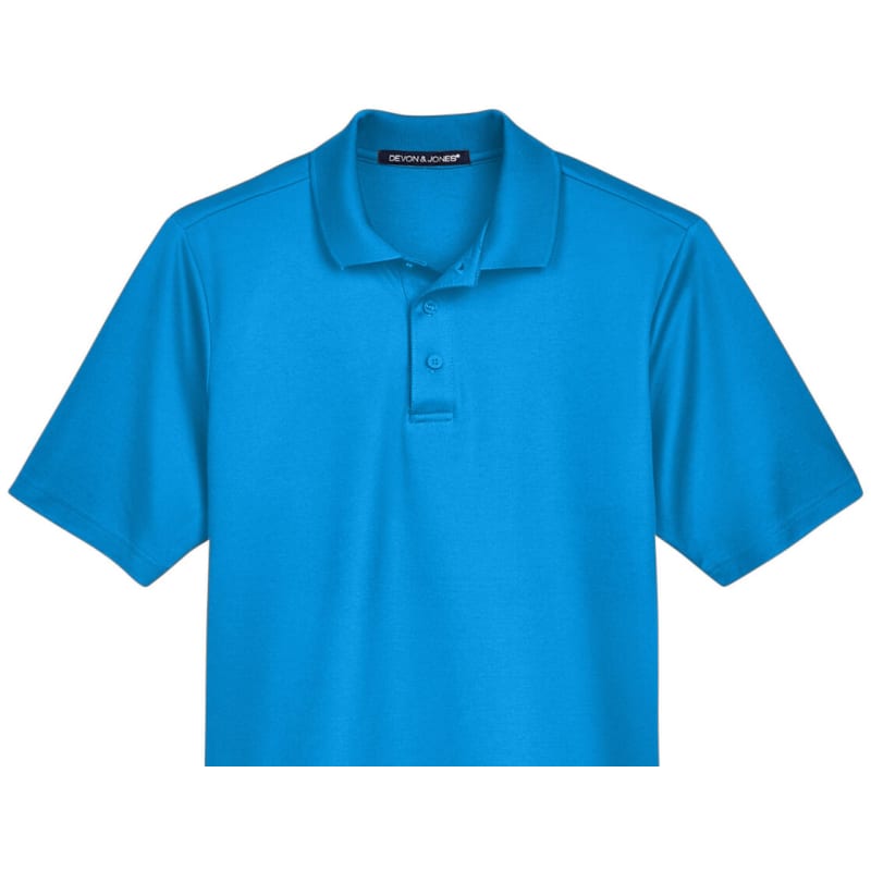 Devon & Jones CrownLux Performance™ Men's Plaited Polo 9