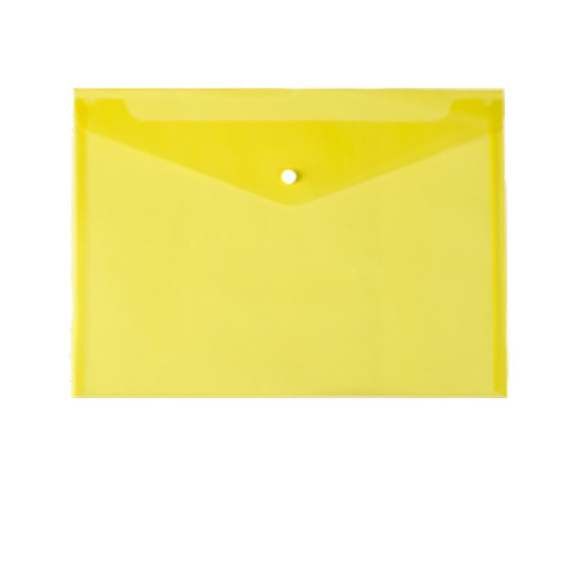 Transparent Snap Button Document Folder Polypropylene 10