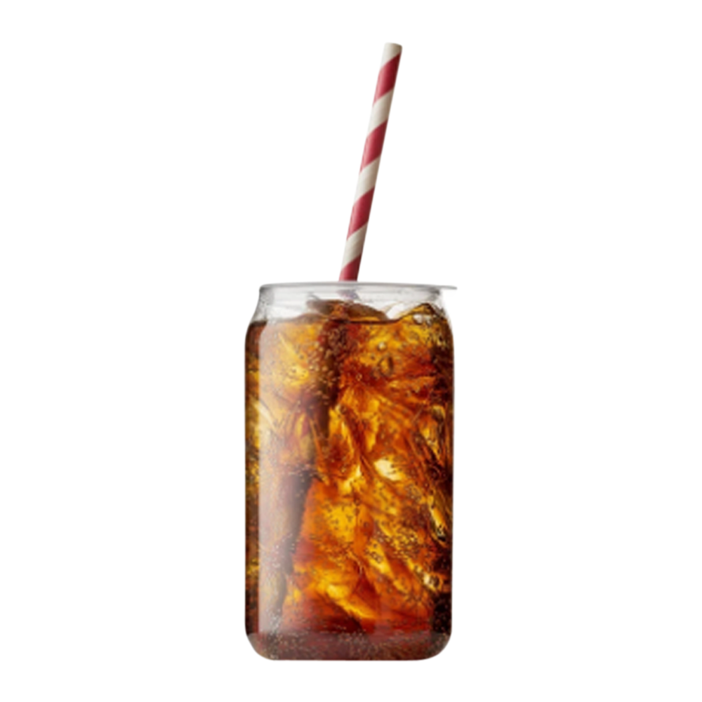 12oz Plastic Can Glass 5