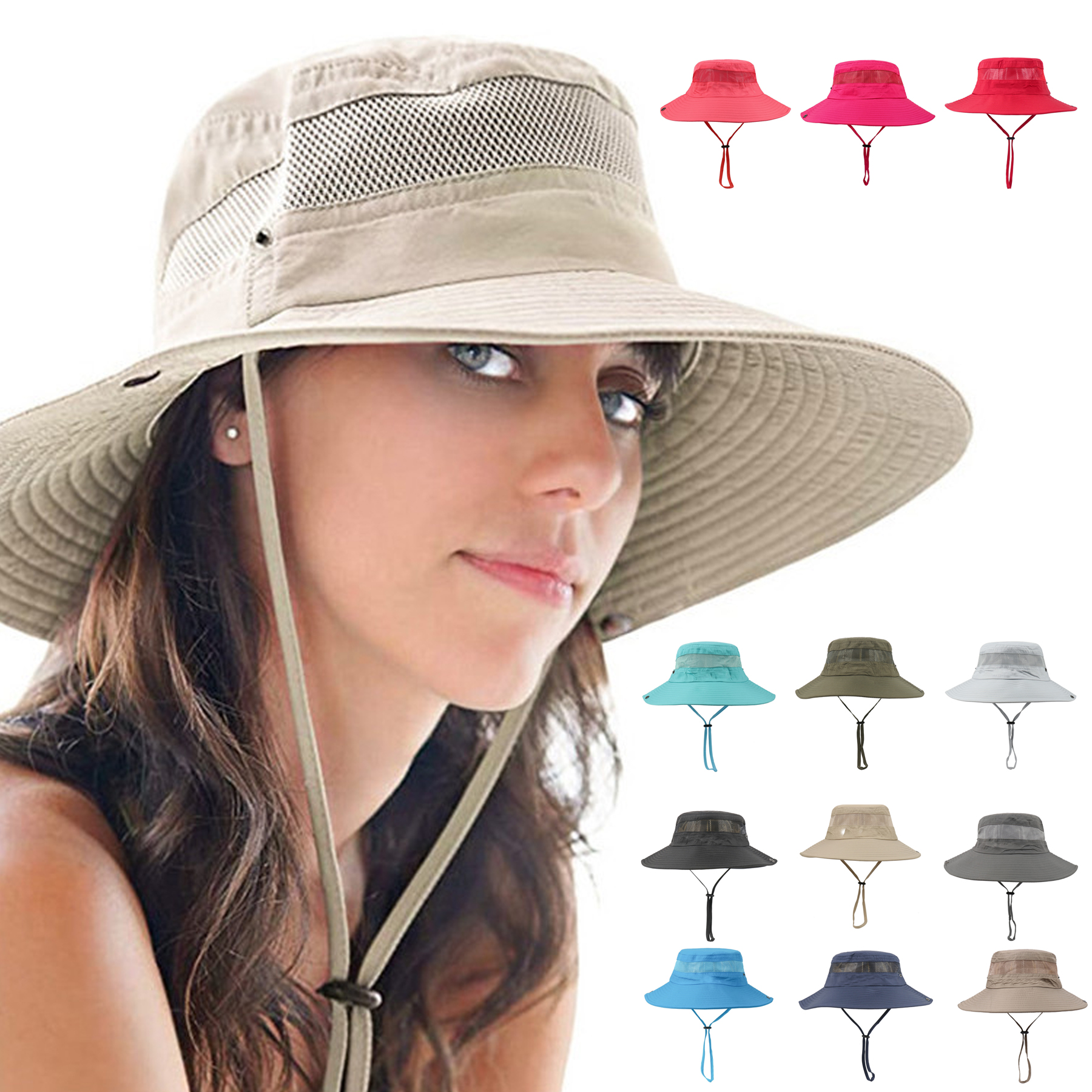 Wide Brim Sun Hat 1