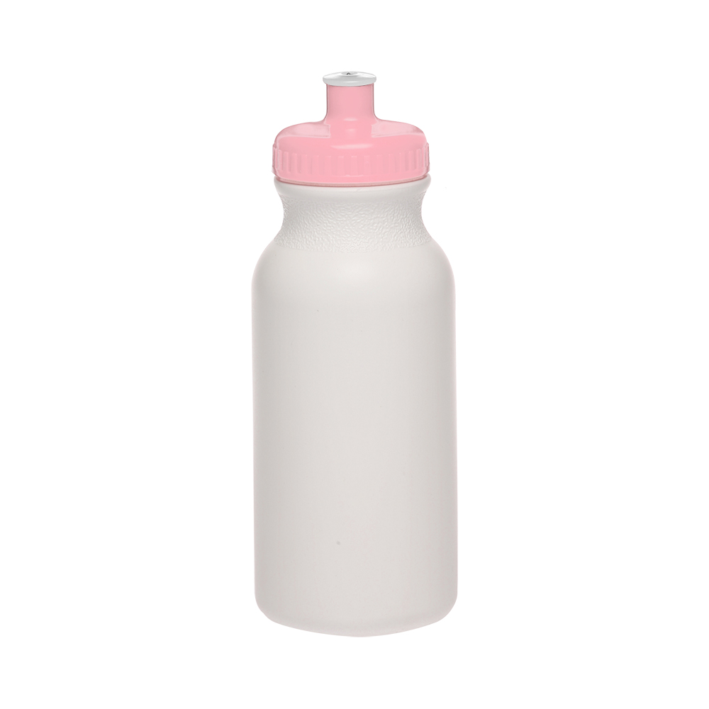 20 oz White Super Value Sports Bottle 8