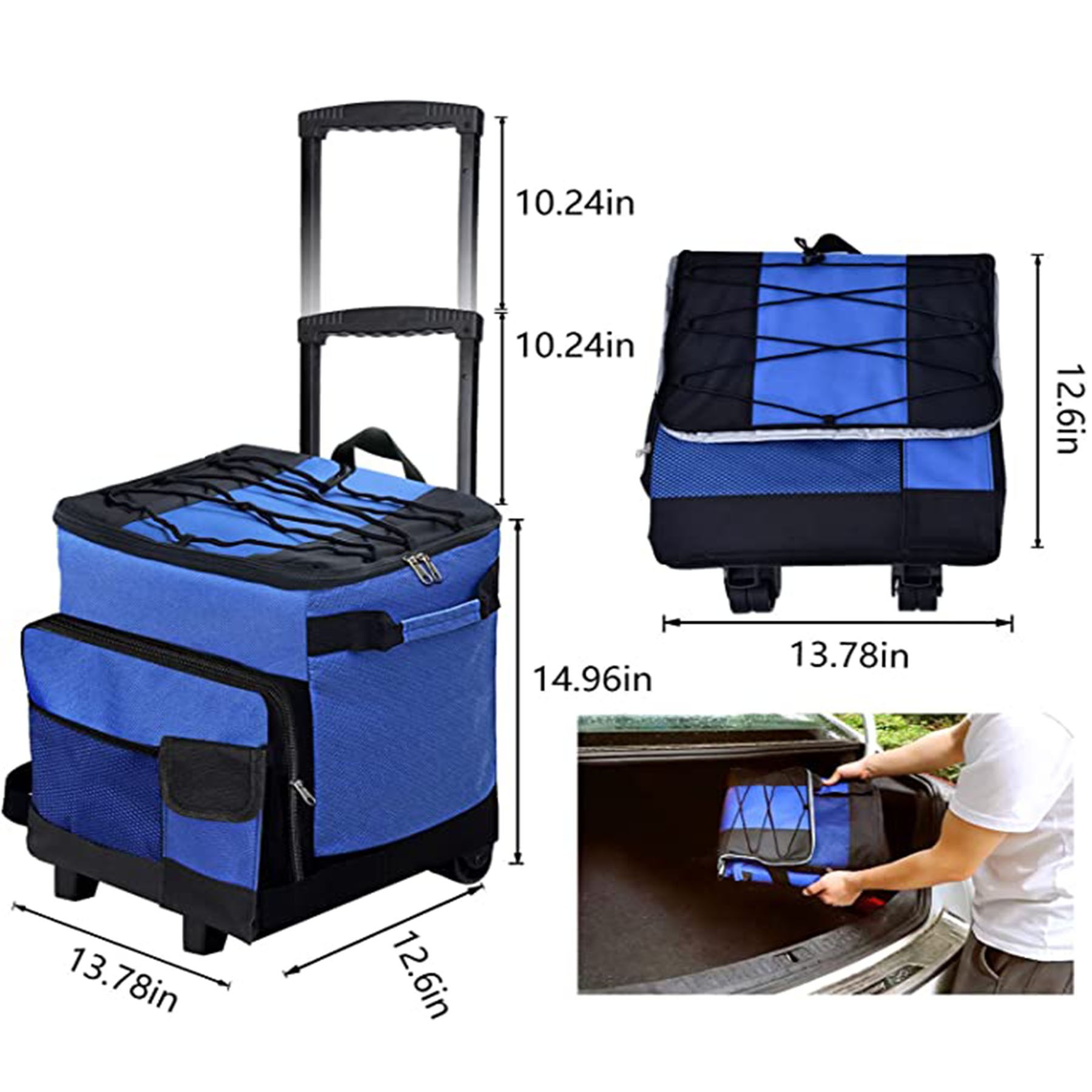 Rolling Cooler Cart Bag 2