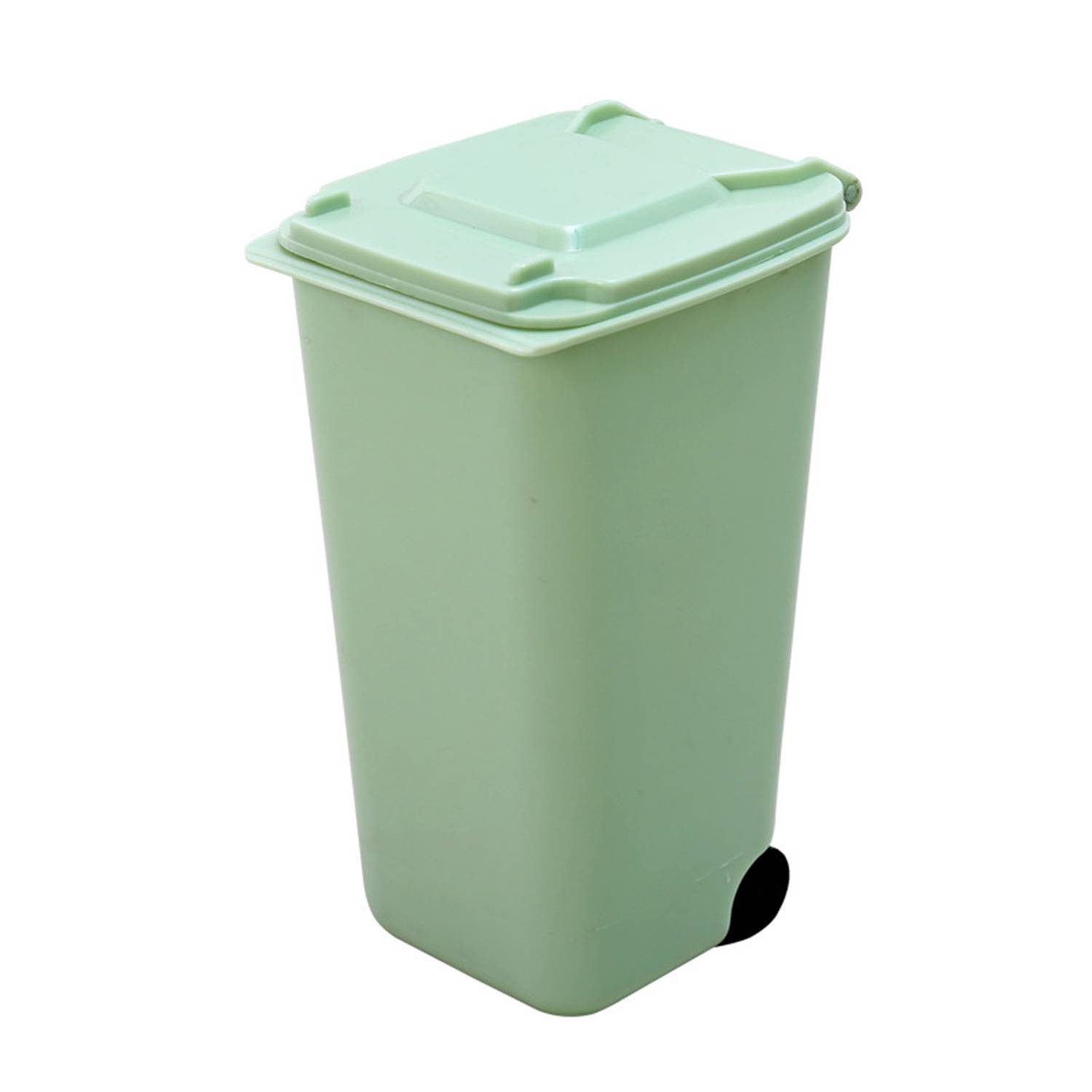 Mini Plastic Desktop Trash Can 5