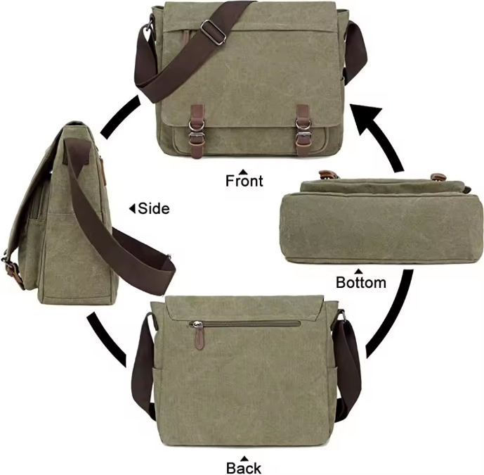 15 Inch Laptop Messenger Bag 1