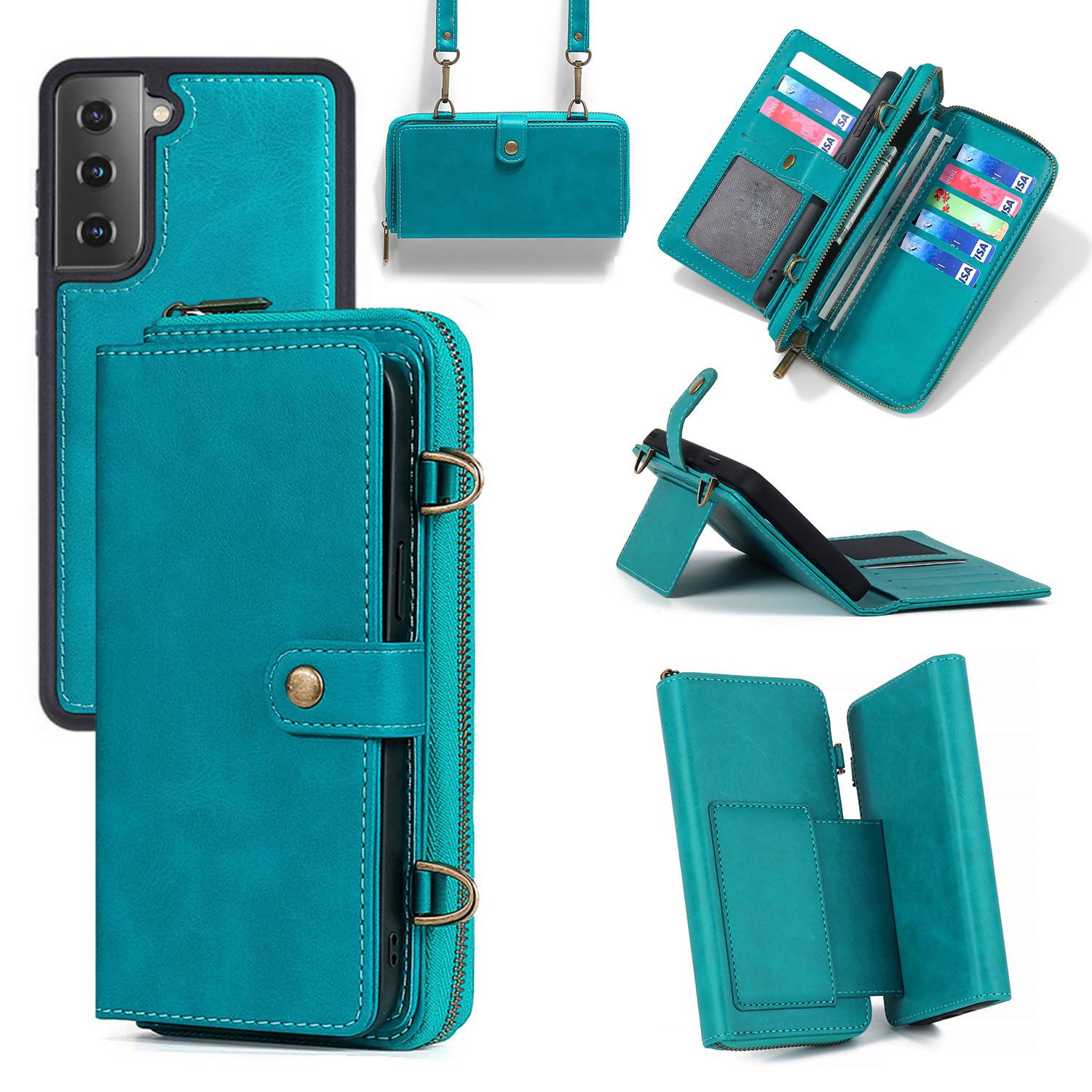 Faux Leather Multifunctional Phone Bag 8
