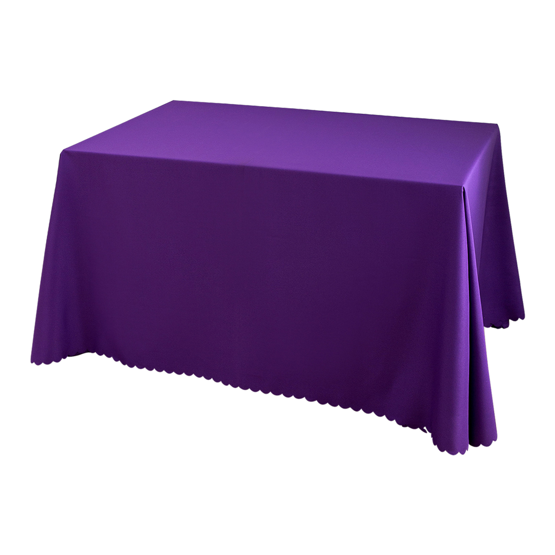 Reusable Warp Knitted Full Color Printed 8' Table Throw (MOQ: 1pc) 1