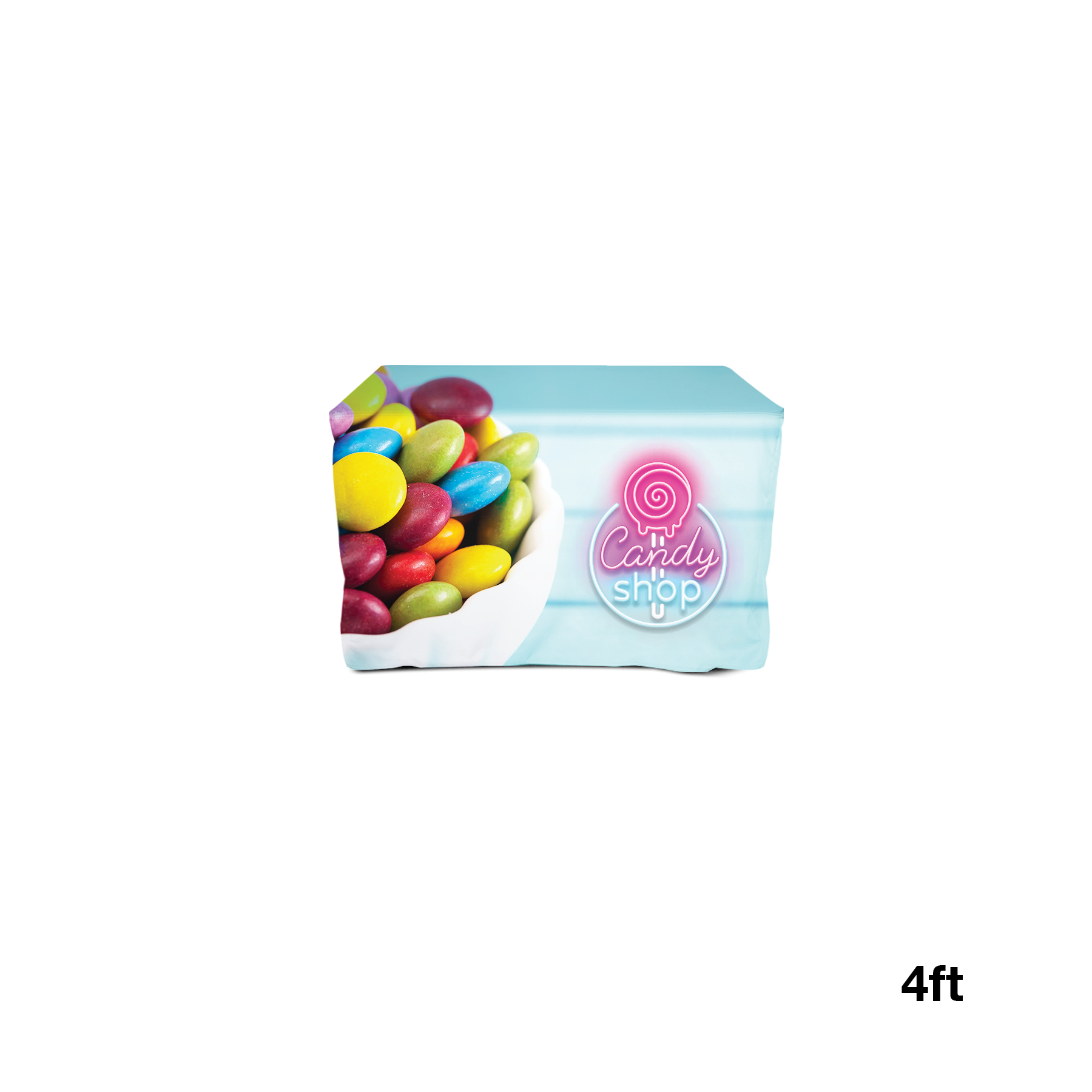 DisplaySplash 4' Fitted Table Cover 8