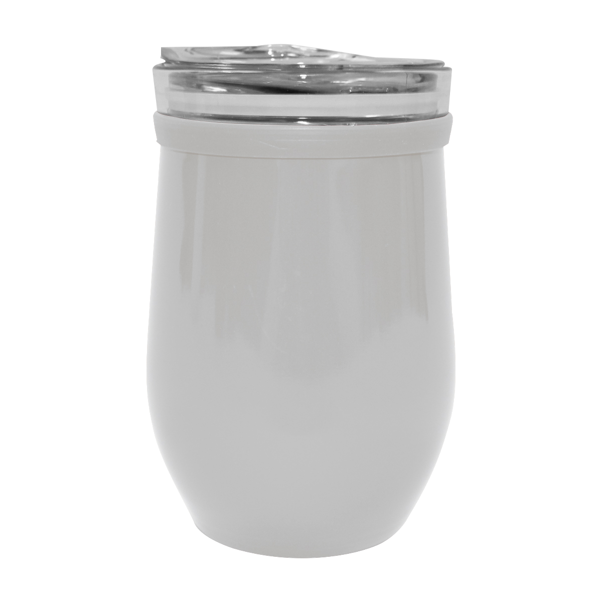 8 Oz. Glass And Stainless Steel Wine Tumbler 18