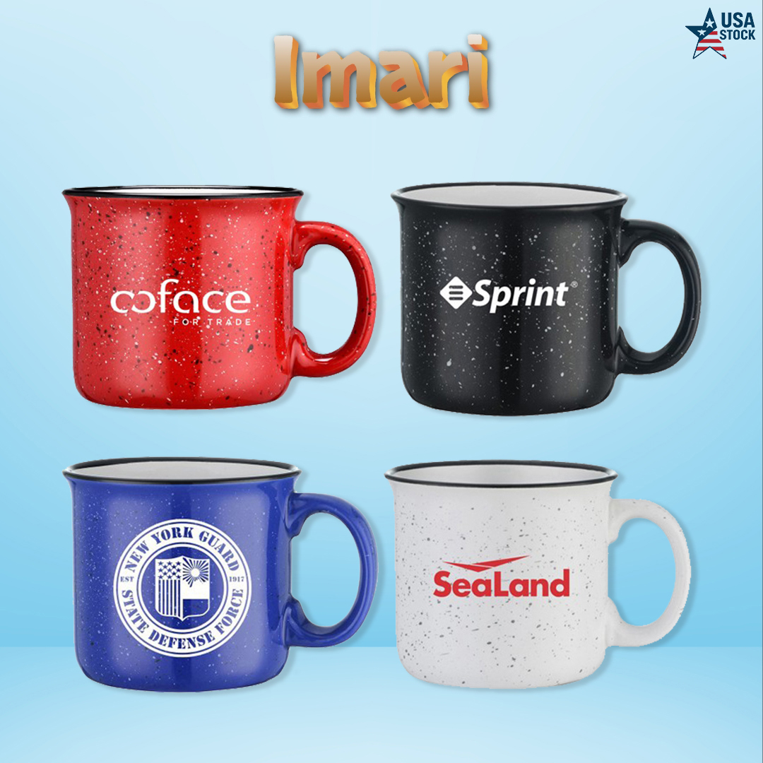 Imari 15oz Ceramic Speckled Campfire Mug 3