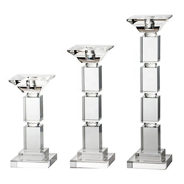 Crystal Tealight Table Candlesticks 2